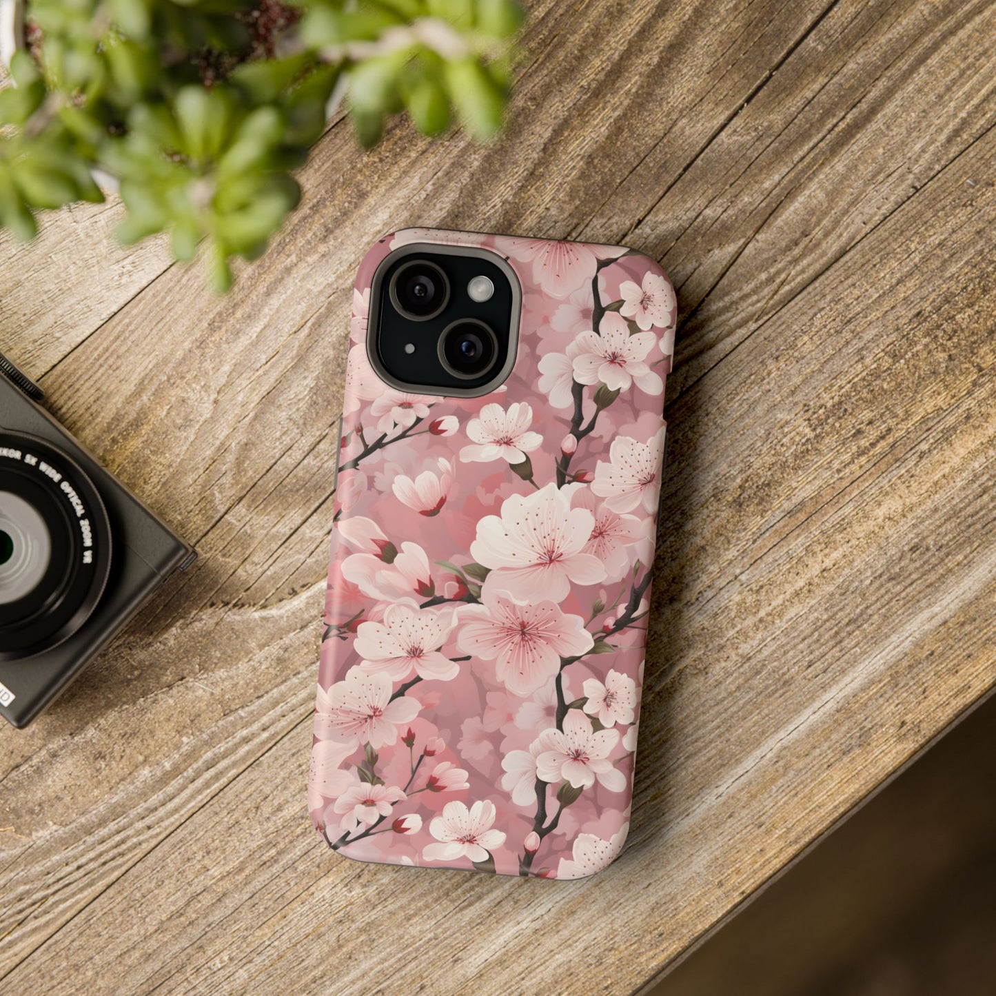 Cherry Blossom Magnetic Tough iPhone Cases