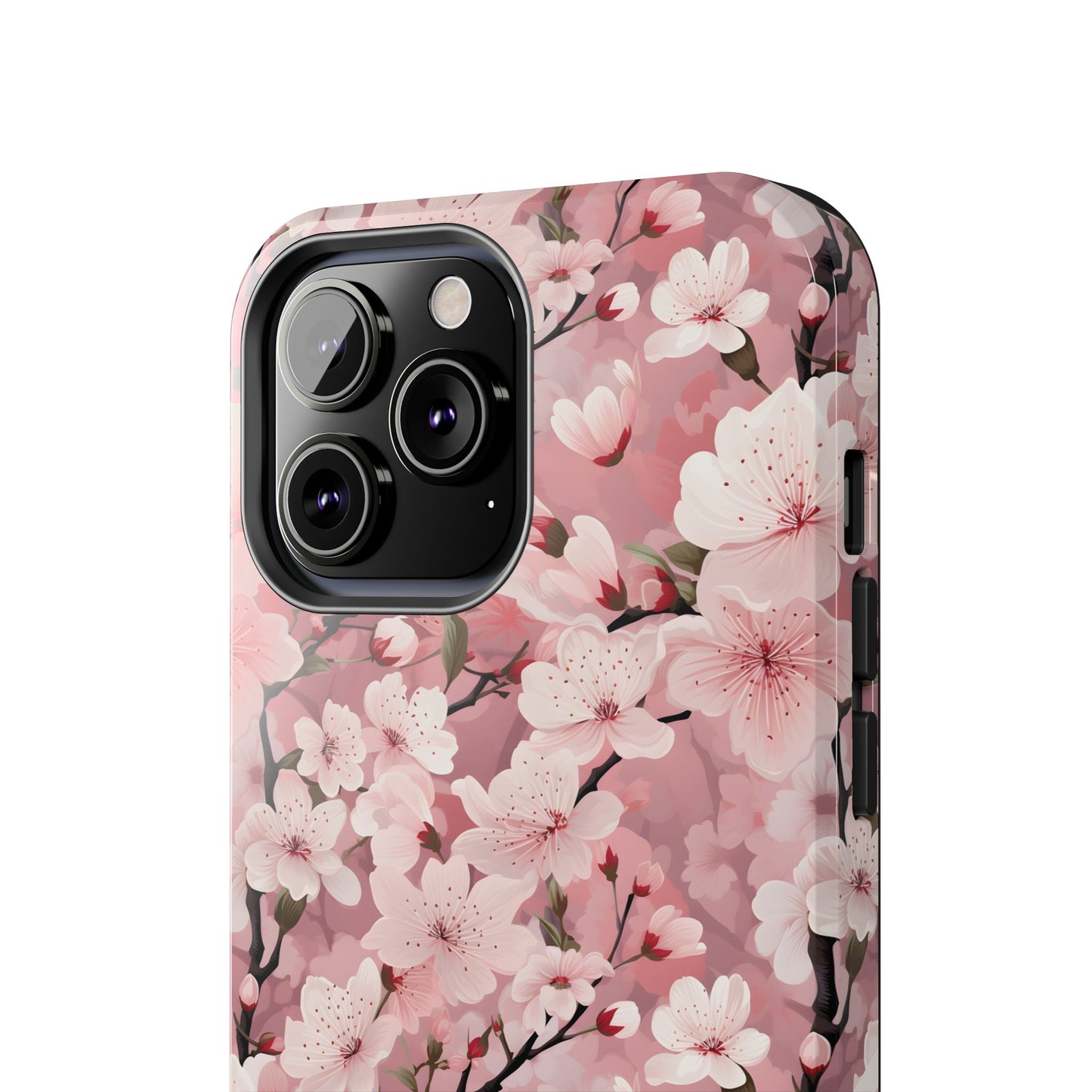 Personalized Cherry Blossom iPhone and Samsung Tough Phone Cases
