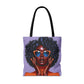 Afro Luxe Glow Tote Bag