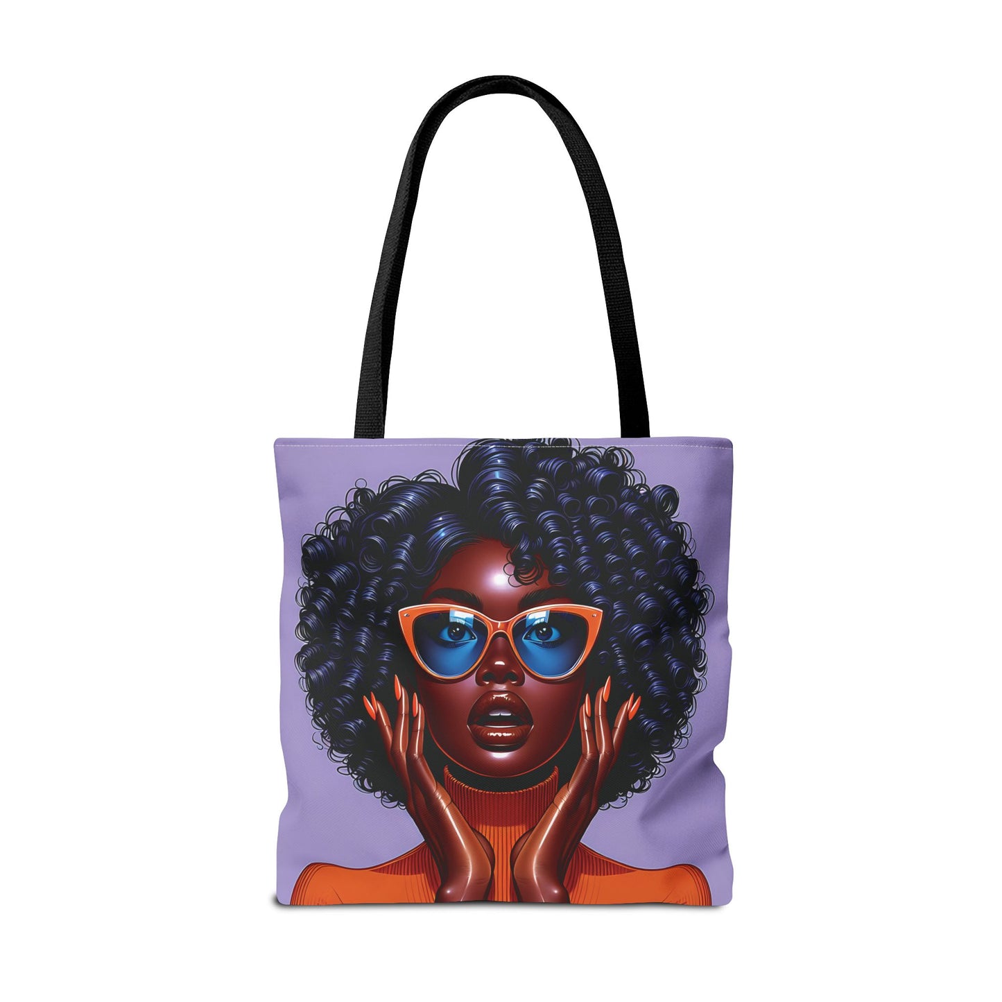 Afro Luxe Glow Tote Bag