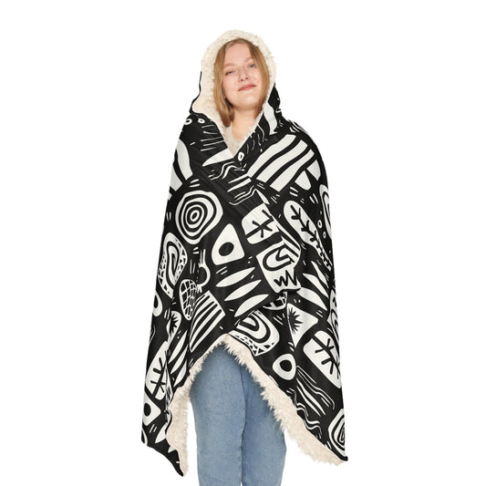 Abstract Rhythm Cozy Snuggle Blanket