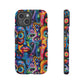 Psychedelic Visions Colorful Art iPhone Case - Tough Cases with Vibrant Abstract Design