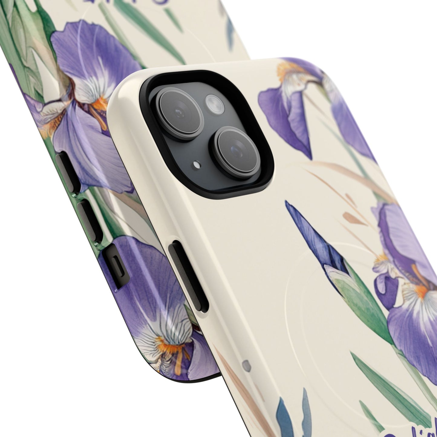 Delight yourself in the Lord Psalm 37:4, Inspirational Gift, iPhone Magnetic Case Scripture, Floral Bible Verse, MagSafe® iPhone® Tough Case, iPhone 14, iPhone 15, iPhone 16, Pro, Pro Max, Plus.