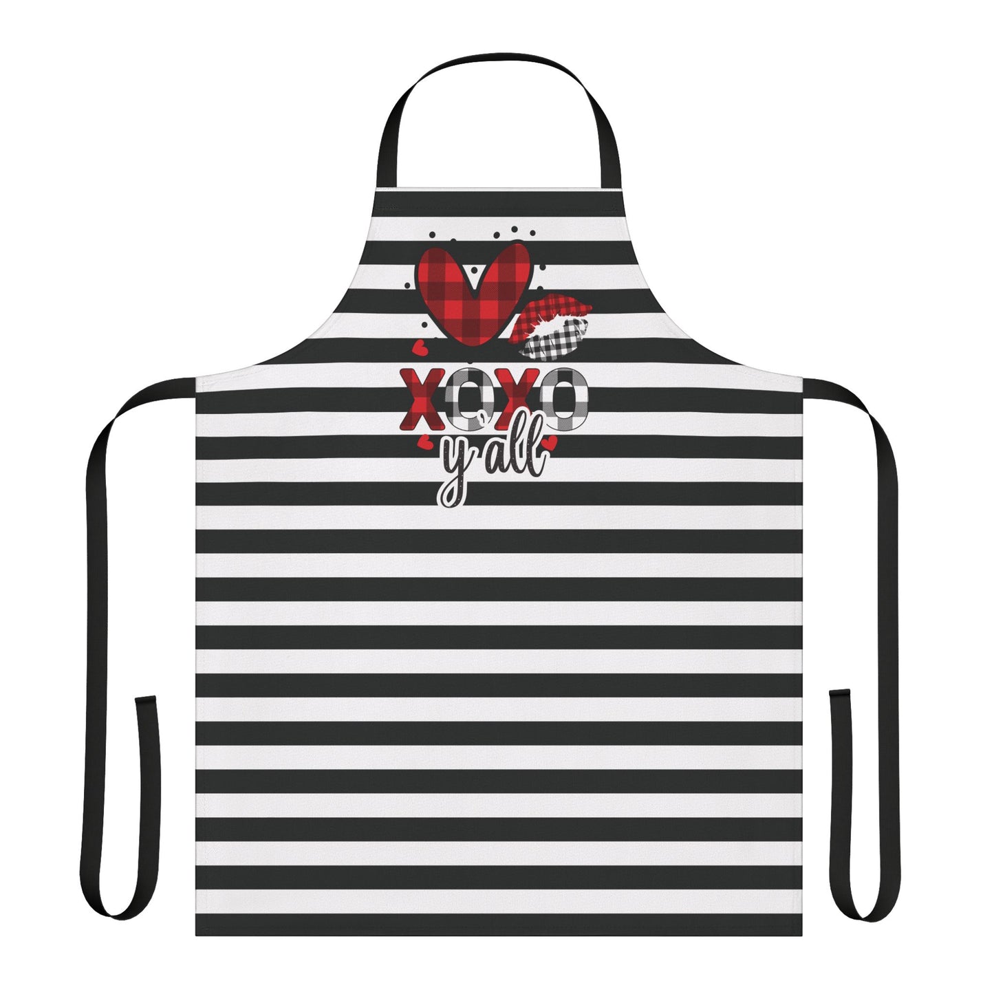 Striped Love You Chef's Apron