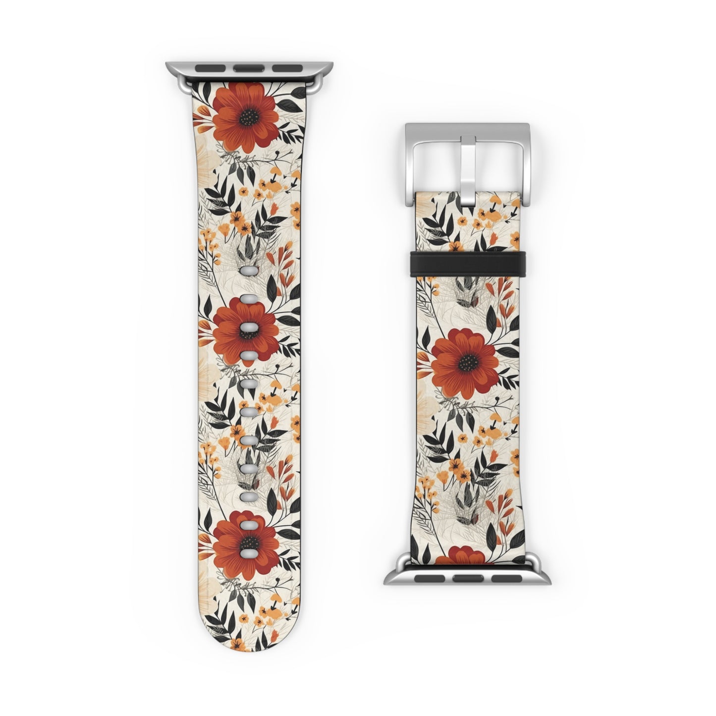 Boho Chic Floral Watch Band - Stylish & Colorful Replacement Strap for Women.