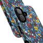 Colorful Floral Phone Case, Tough Magnetic Phone Cover, Durable Tech Accessory, Unique Gift for Her, Vibrant Smartphone Case
