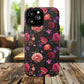 Starry Rose Garden Tough Magnetic Phone Case, Stylish Phone Cover, Gift for Her, Elegant Floral Design, Durable Phone Accessories
