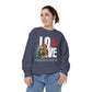 LOVE always Valentines Unisex Garment-Dyed Sweatshirt