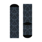 Opulent Dusk Cushioned Crew Socks - Comfortable DTG Print One-Size Style