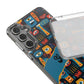 Phone Case — Colorful Abstract Faces Clear Impact-Resistant Case