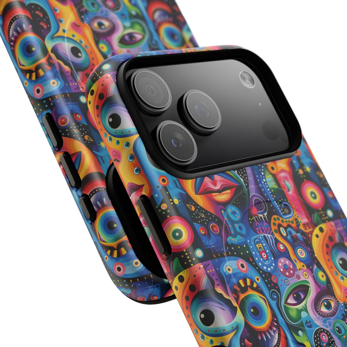 Psychedelic Visions Tough iPhone Magnetic Case - Unique Art iPhone Cover