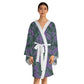 Purple Tropical Bliss Serenity Kimono Robe (AOP)