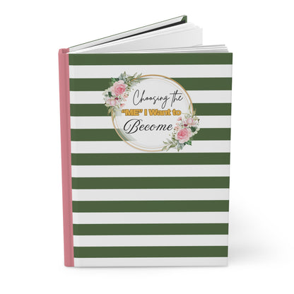 Inspirational Hardcover Journal, Motivational Notebook, Gift for Her, Self-Care, Writing Journal, Goal Setting