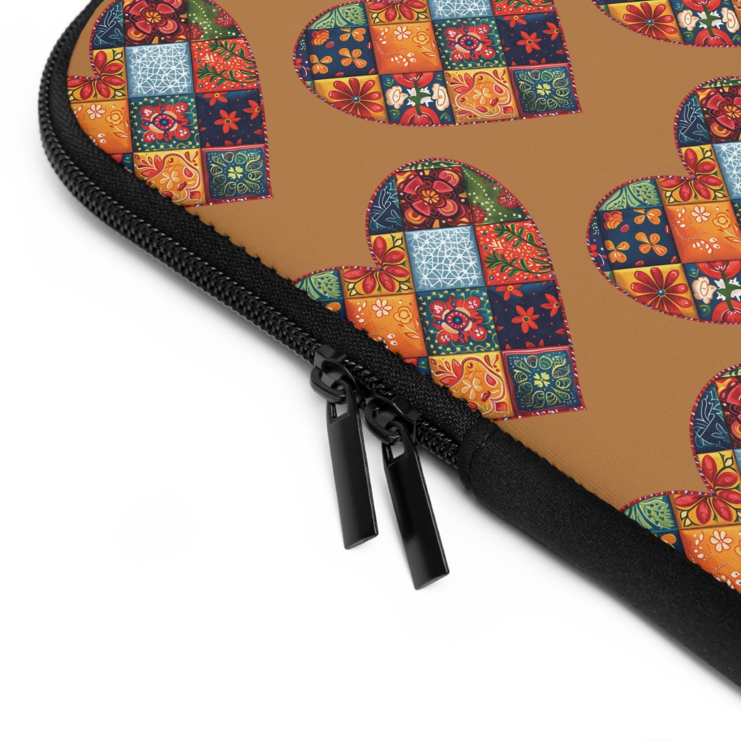 Patchwork Hearts Laptop Sleeve