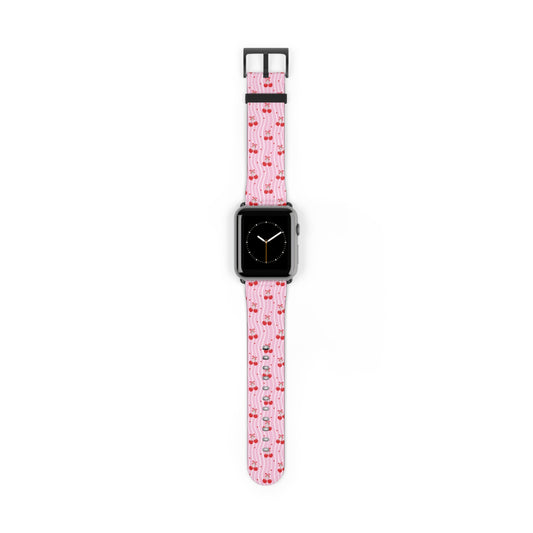 Cherry Blossom Dreams Watch Band — Cute Retro Kawaii Apple Watch Strap