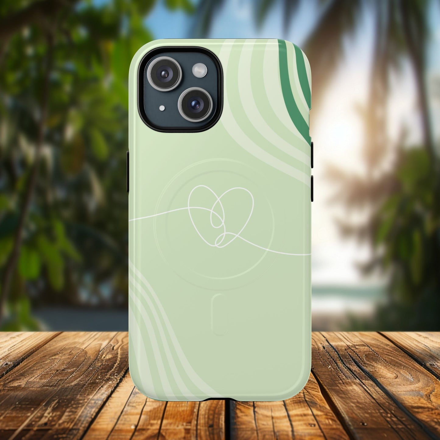 Loving Lines Tough iPhone Magnetic Cases, Eco-Friendly Gift, Birthday Present, iPhone 14, iPhone 15, iPhone 16, Pro, Pro Max, Plus MagSafe Protection Case.