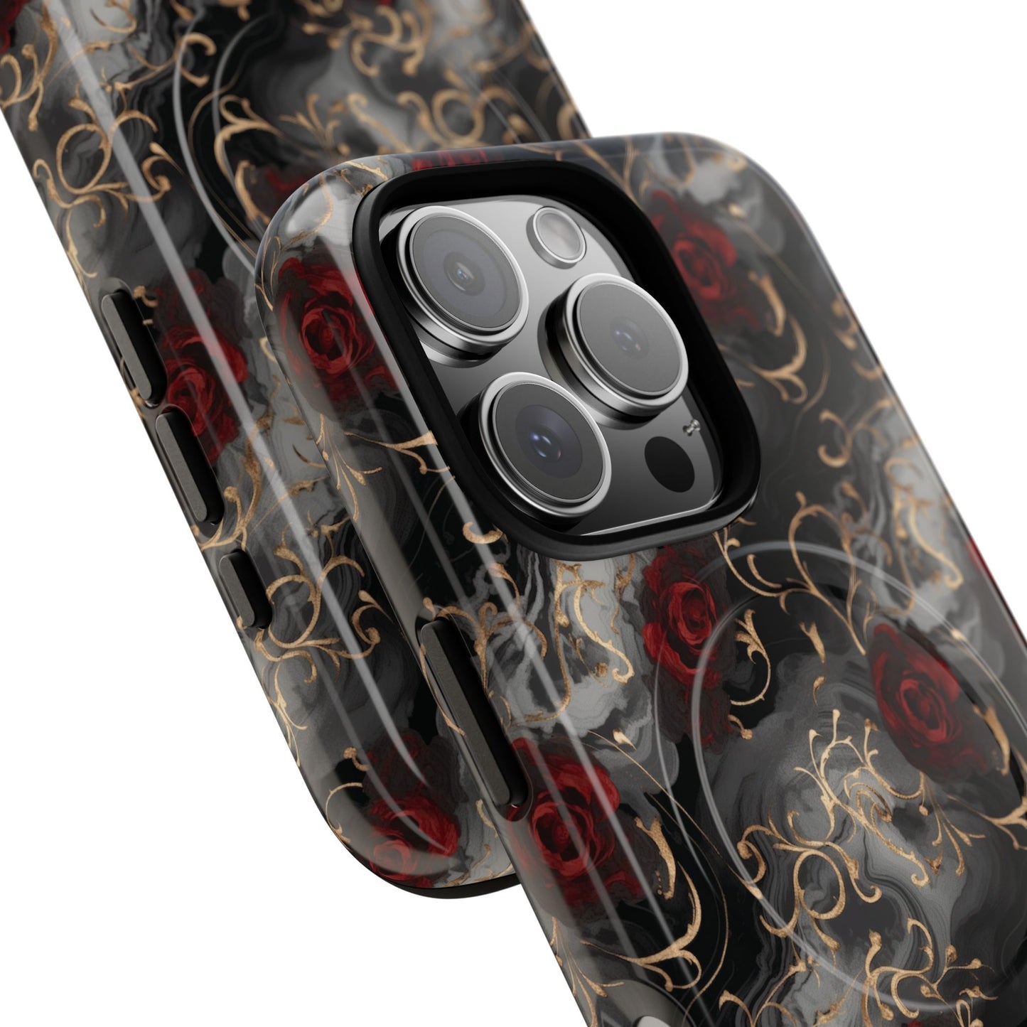 Elegant Floral Tough iPhone Magnetic Cases, iPhone Protection, Unique iPhone Covers, Stylish Mobile Accessories, Gift for Her