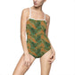 Brown Tropical Bliss Women's One-piece Swimsuit (AOP)