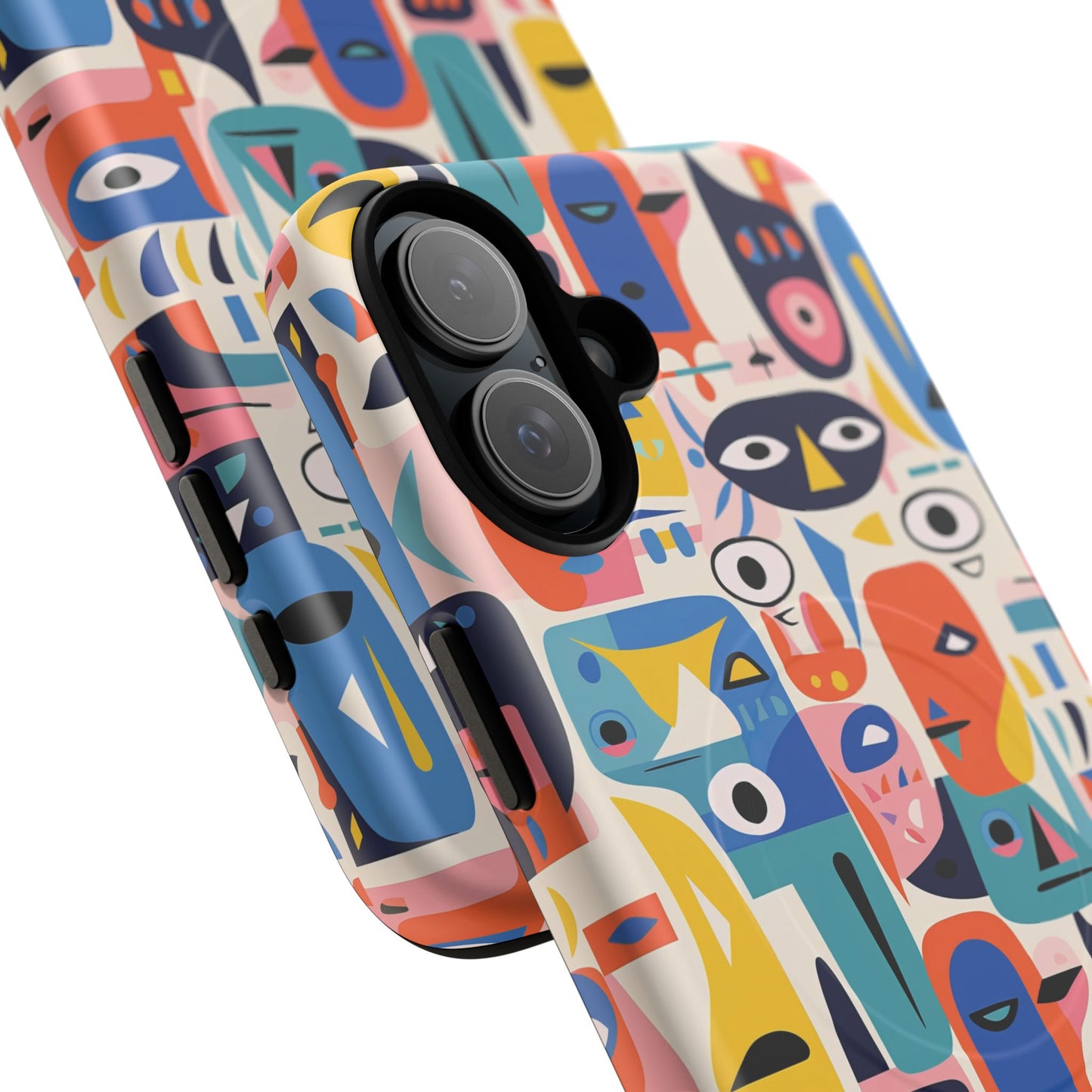 Vibrant Phone Case,  Magnetic iPhone Cover, Colorful Abstract Protection, Trendy Gift, Unique Tech Accessory, Art Phone Case