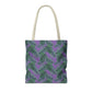 Purple Tropical Bliss Tote Bag