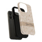 Personalized Zebra Animal Print Cover, Tough Magnetic MagSafe® iPhone® 13, 14, 15, 16, 17, Pro, Pro Max, Plus Cases (Custom Name).