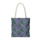 Purple Tropical Bliss Tote Bag