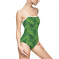 Green Tropical Bliss Women's One-piece Swimsuit (AOP)