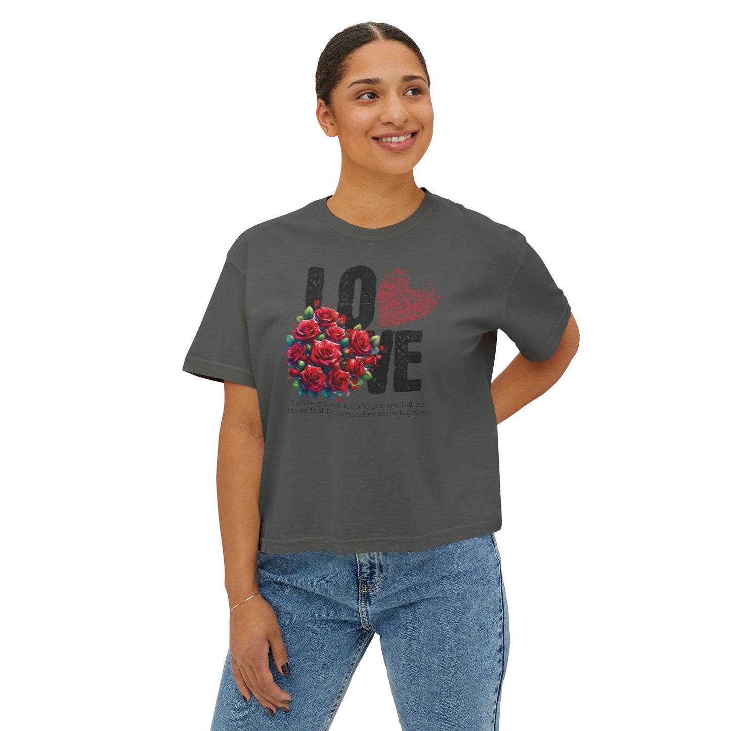 Love Always Women's Comfort Colors Boxy Tee
