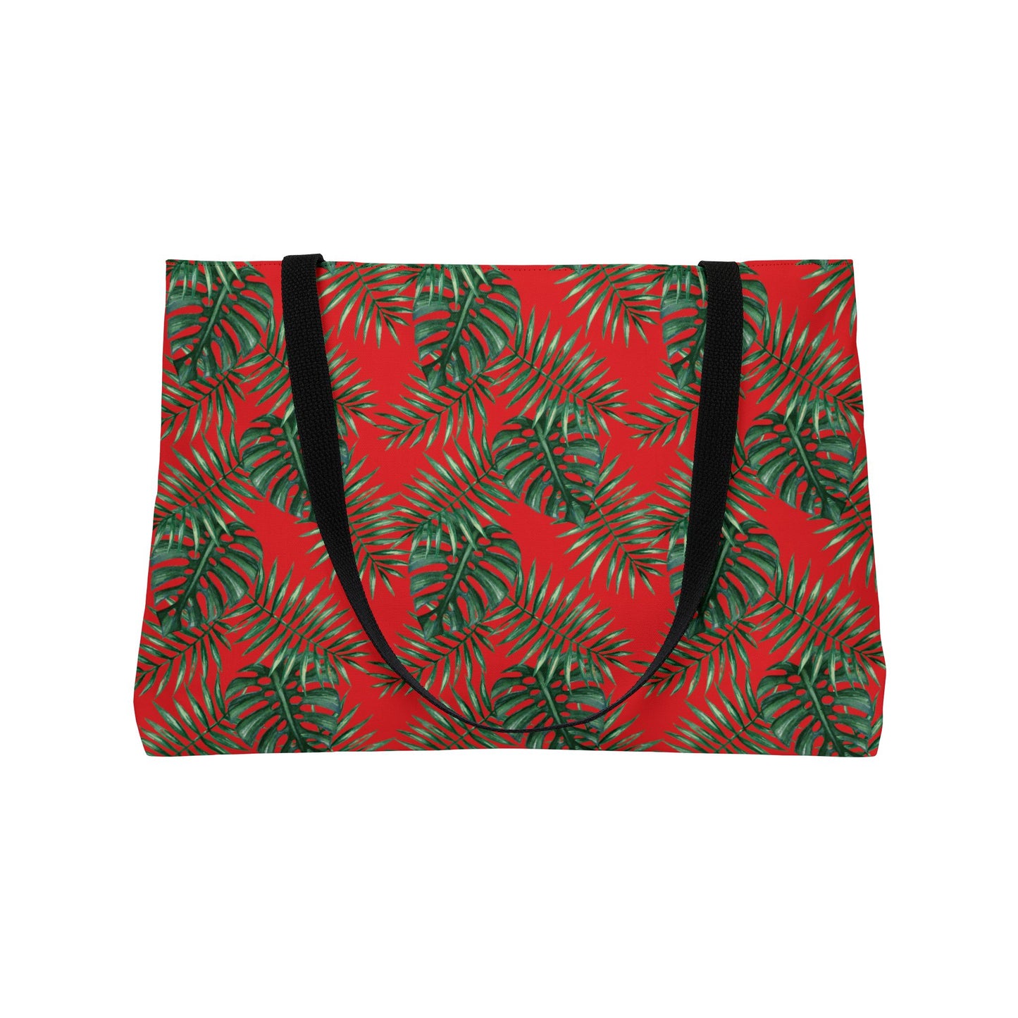 Tropical Bliss Red Weekender Tote Bag