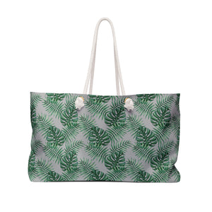 Grey Tropical Bliss Weekender Bag