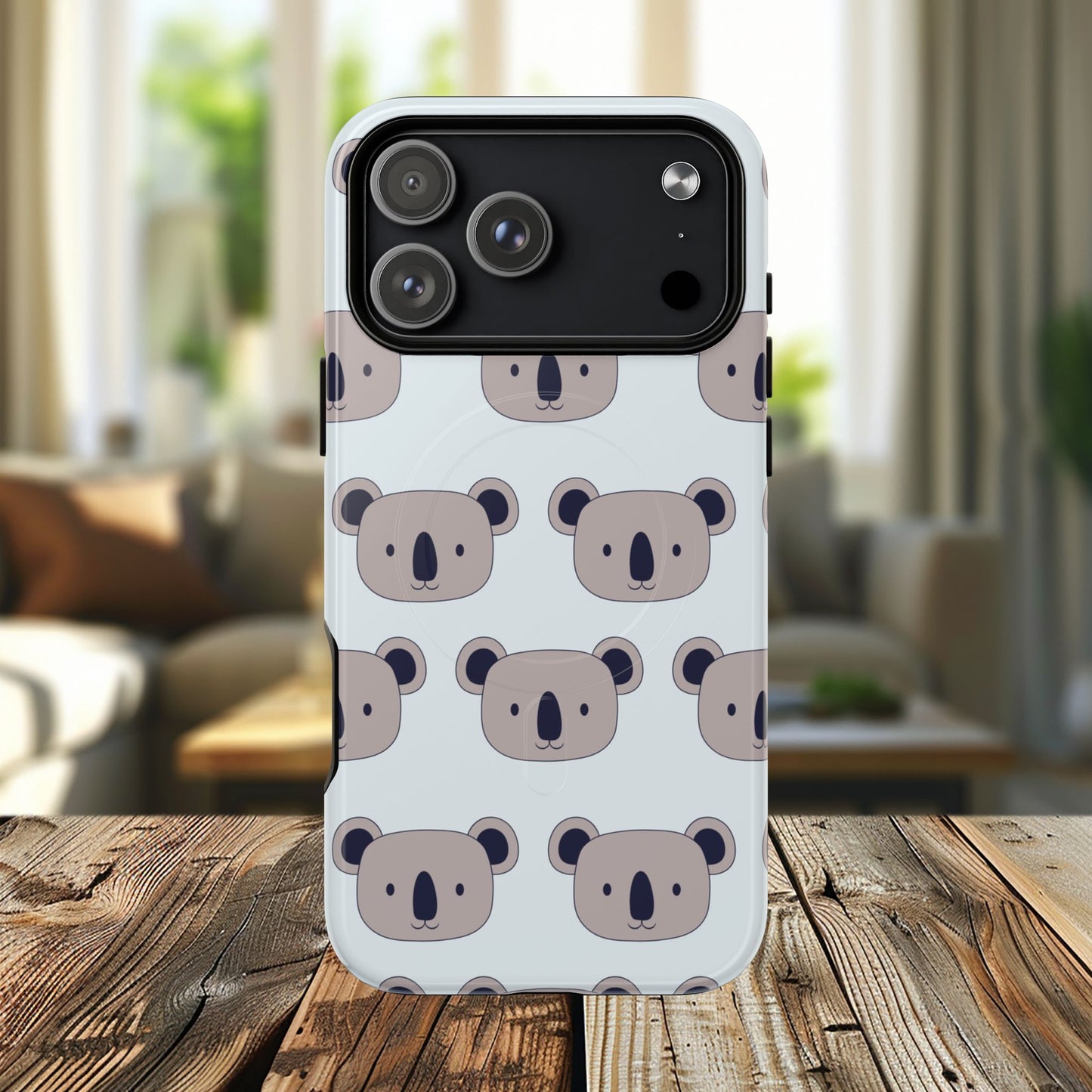 Cute Koala iPhone Case, Tough Magnetic iPhone Cases, Funny Animal Cases, Unique Gifts for Animal Lovers, Cute Phone Accessories, Birthday Gift