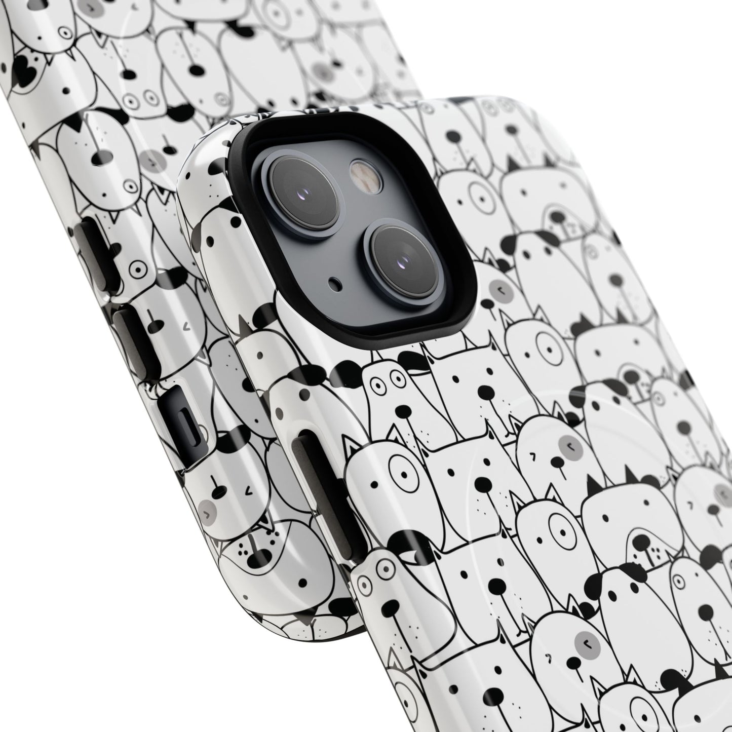 Cute Animal Pattern Phone Case, Tough Magnetic Cases for Pet Lovers, Gifts for Birthday, Holiday, Cute Accessories, Phone Covers