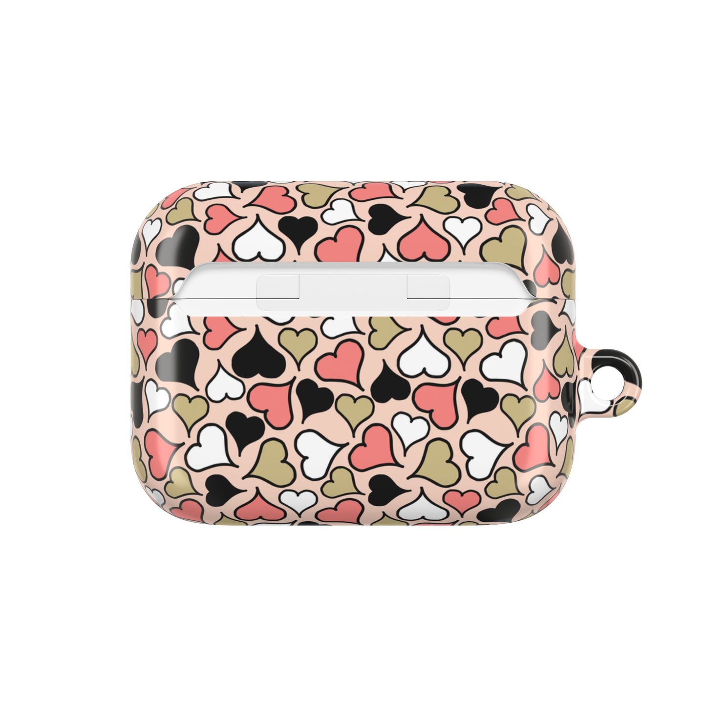 Love Hearts AirPod Cases - Cute Heart Pattern Earbud Holder.