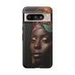 Regal Reflections: African Majesty Tough Google Pixel, iPhone and Samsung Cases.