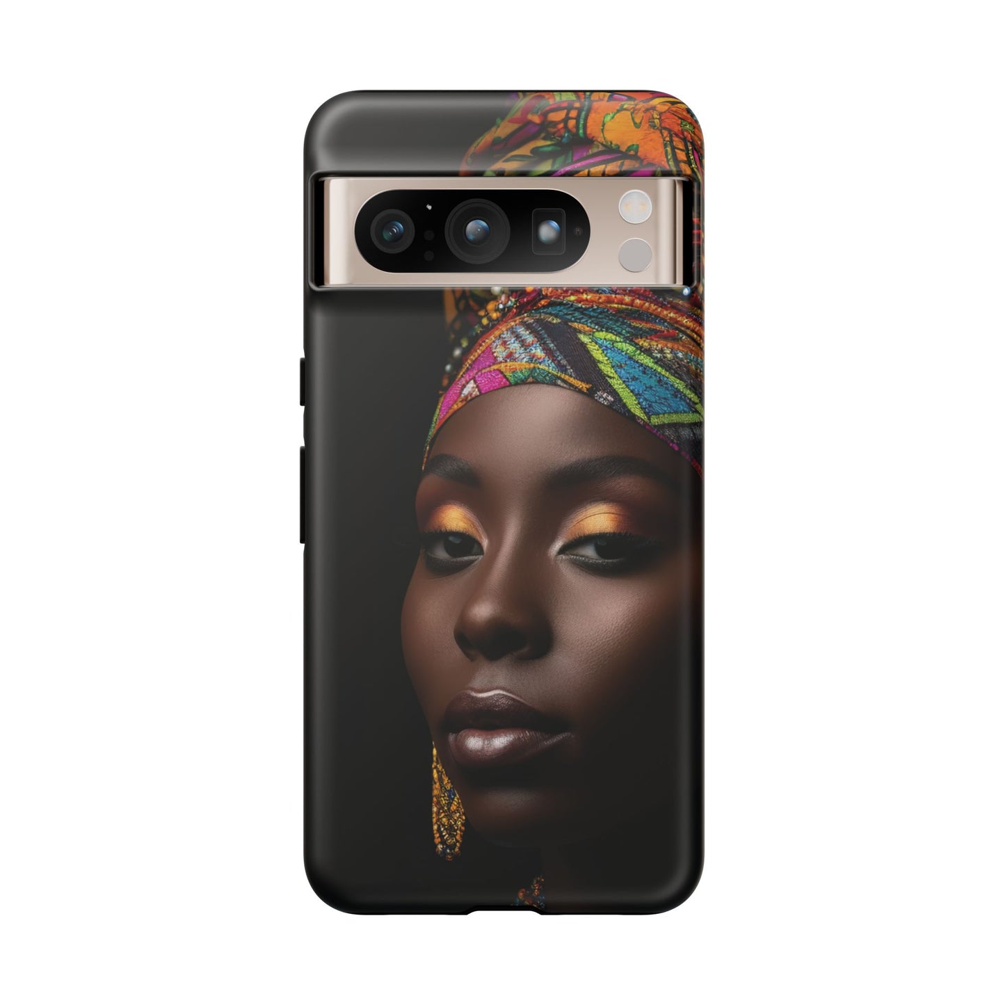 Regal Reflections: African Majesty Tough Google Pixel, iPhone and Samsung Cases.