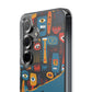 Phone Case — Colorful Abstract Faces Clear Impact-Resistant Case