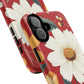 Floral Fusion Tough Magnetic Phone Case | Flower Design, Durable Protective Cover, Gift for Her, Spring Style, Unique Phone Accessory.