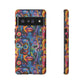 Psychedelic Visions Vibrant Samsung, iPhone and Google Pixel Phone Cases - Colorful Artistic Design