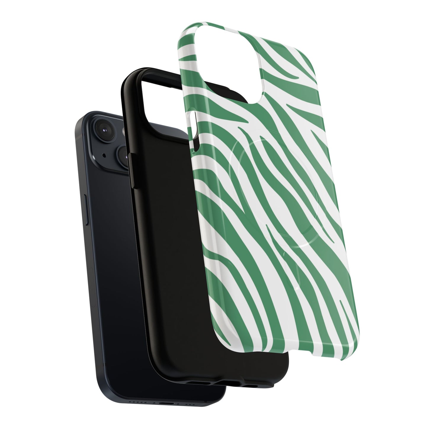Trendy Zebra Print iPhone Case, Stylish Tough Magnetic Case for iPhone, Animal Print Accessory, Unique iPhone Cover, Gift for Animal Lovers