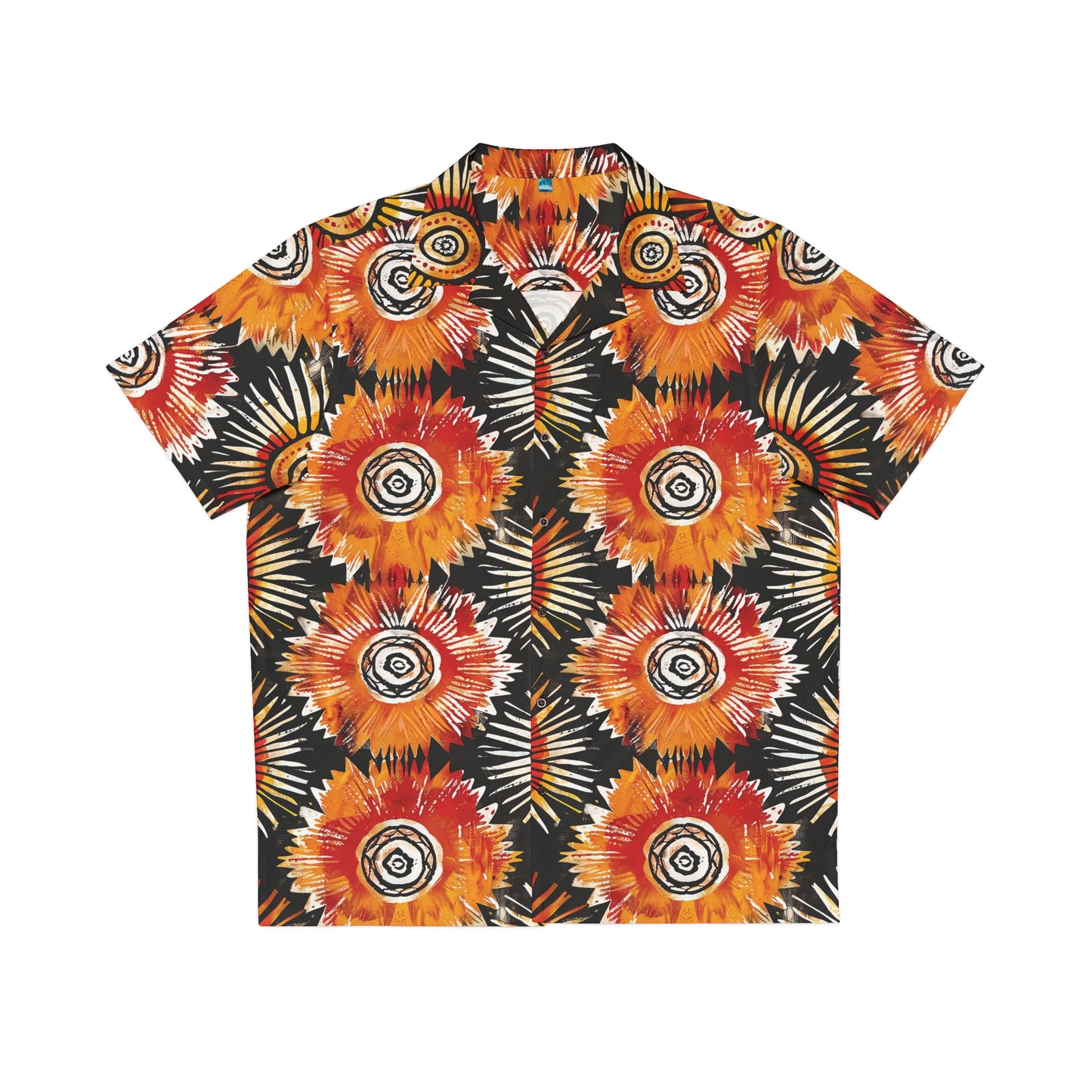 Flame Burst Hawaiian Shirt (AOP)