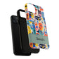 Personalized Vibrant Phone Case,  Magnetic iPhone Cover, Colorful Abstract Protection, Trendy Gift, Unique Tech Accessory, Art Phone Case