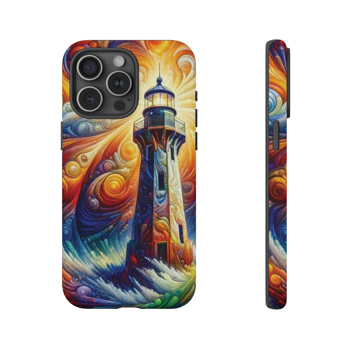 Cosmic Beacon Tough iPhone Cases