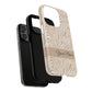 Personalized Zebra Animal Print Cover, Tough Magnetic MagSafe® iPhone® 13, 14, 15, 16, 17, Pro, Pro Max, Plus Cases (Custom Name).