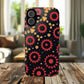 Midnight Ember Bloom Tough Magnetic iPhone Case, Bohemian Floral Design, Stylish iPhone Protection, Gift for Her, Trendy iPhone Accessories
