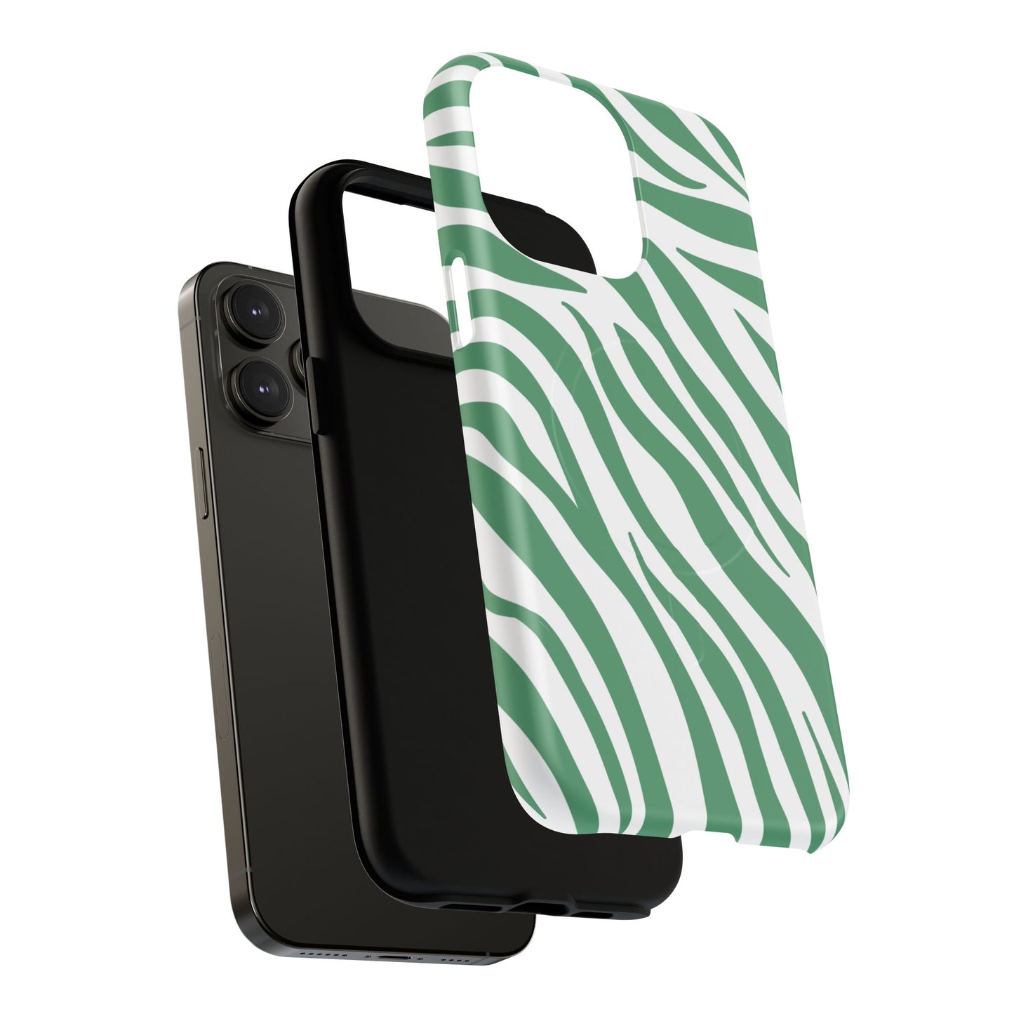 Trendy Zebra Print iPhone Case, Stylish Tough Magnetic Case for iPhone, Animal Print Accessory, Unique iPhone Cover, Gift for Animal Lovers