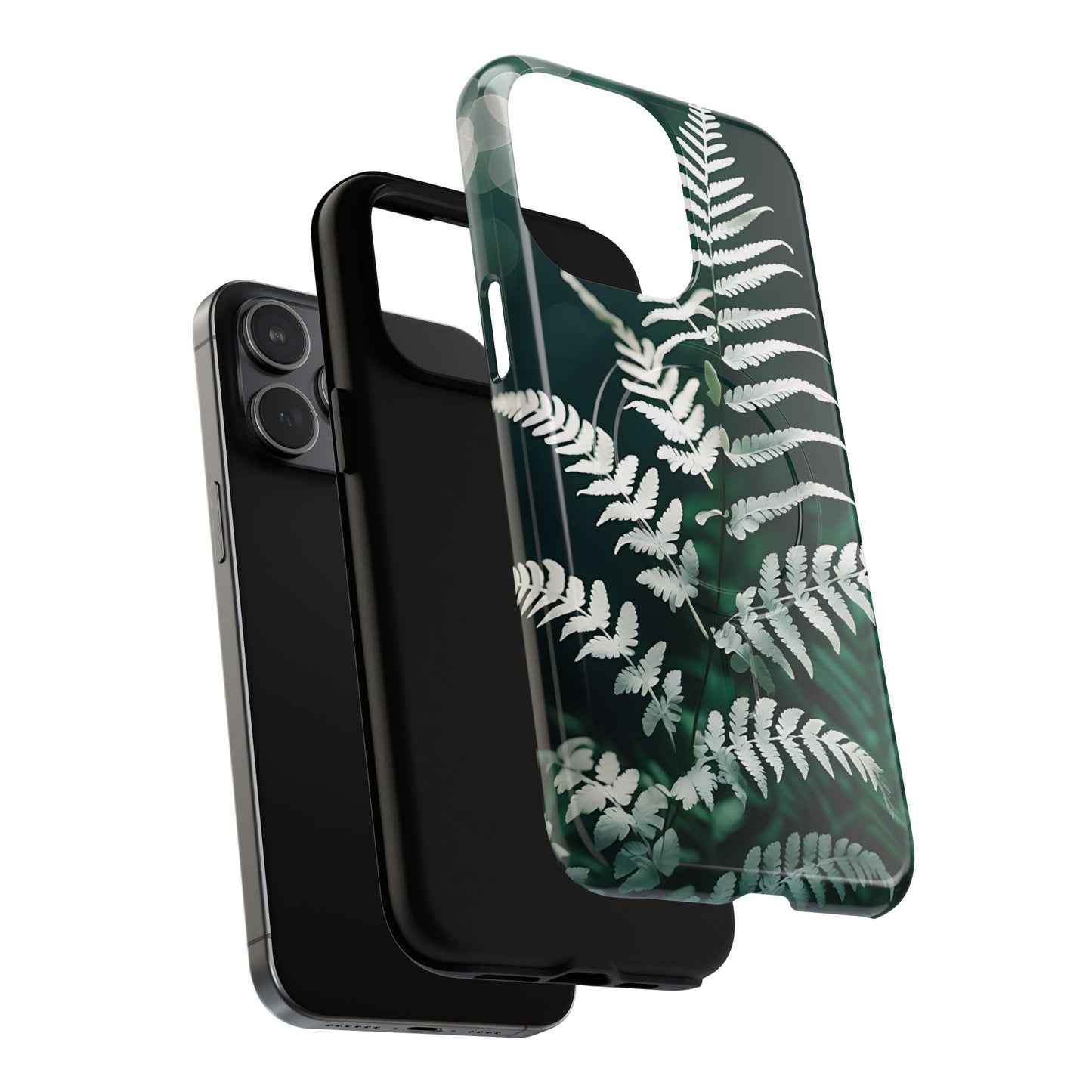 Elegant Fern Design Phone Case, Tough iPhone Cover, Nature Lover Gift, Botanical Phone Protector, Eco-Friendly Accessory