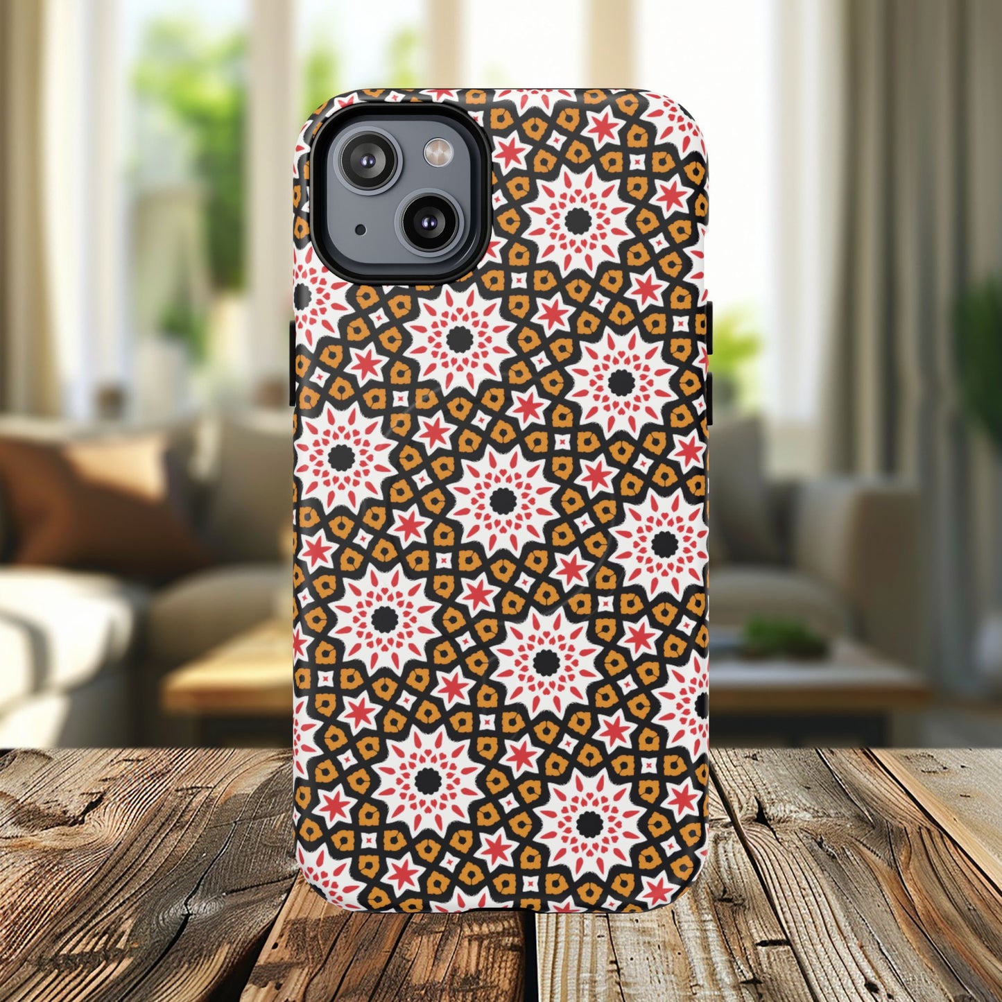 Bohemian Patterned Tough Magnetic Cases, Unique Phone Protection, Stylish Phone Cover, Gift for Trendsetters, Vibrant Designs
