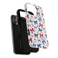 Patriotic Coquette Tough iPhone Magnetic Case, Stylish Gift for Her, Summer Celebrations, Cute Bow Design
