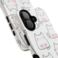 Cute Kawaii Cat Tough Magnetic iPhone Case, Cute Cat Lover Gift, Kawaii iPhone Cover, Tough iPhone Case, Unique Pet Themed Accessory,