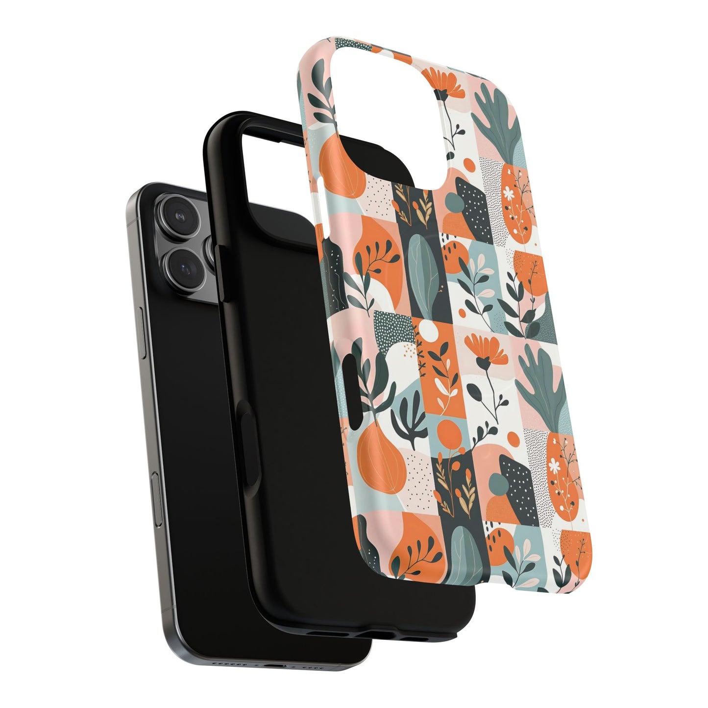 Botanical Bliss Tough Magnetic Phone Case, Durable Phone Cover, Gift for Her, Stylish Tech Accessory, Fall Vibes, Trendy Mobile Case